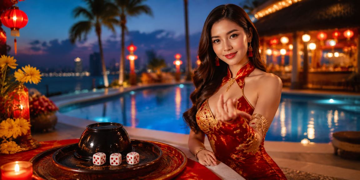 Khung cảnh hát bài Tài Xỉu trong khu chợ đêm Nha Trang